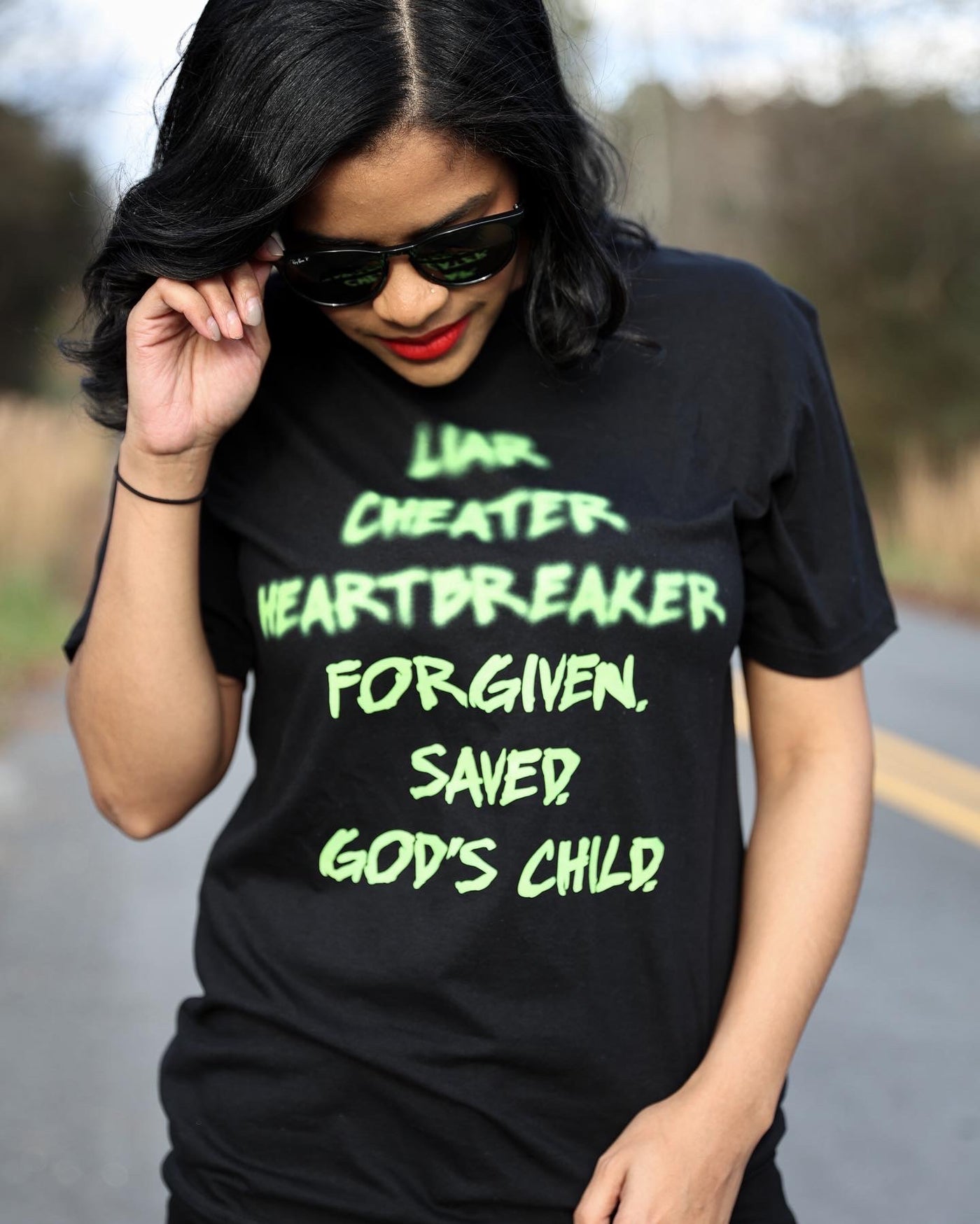 God Says I Am Black Tee